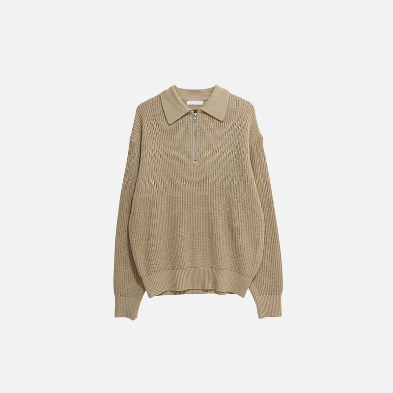 Durand™ | Tricot à Zip 1/4