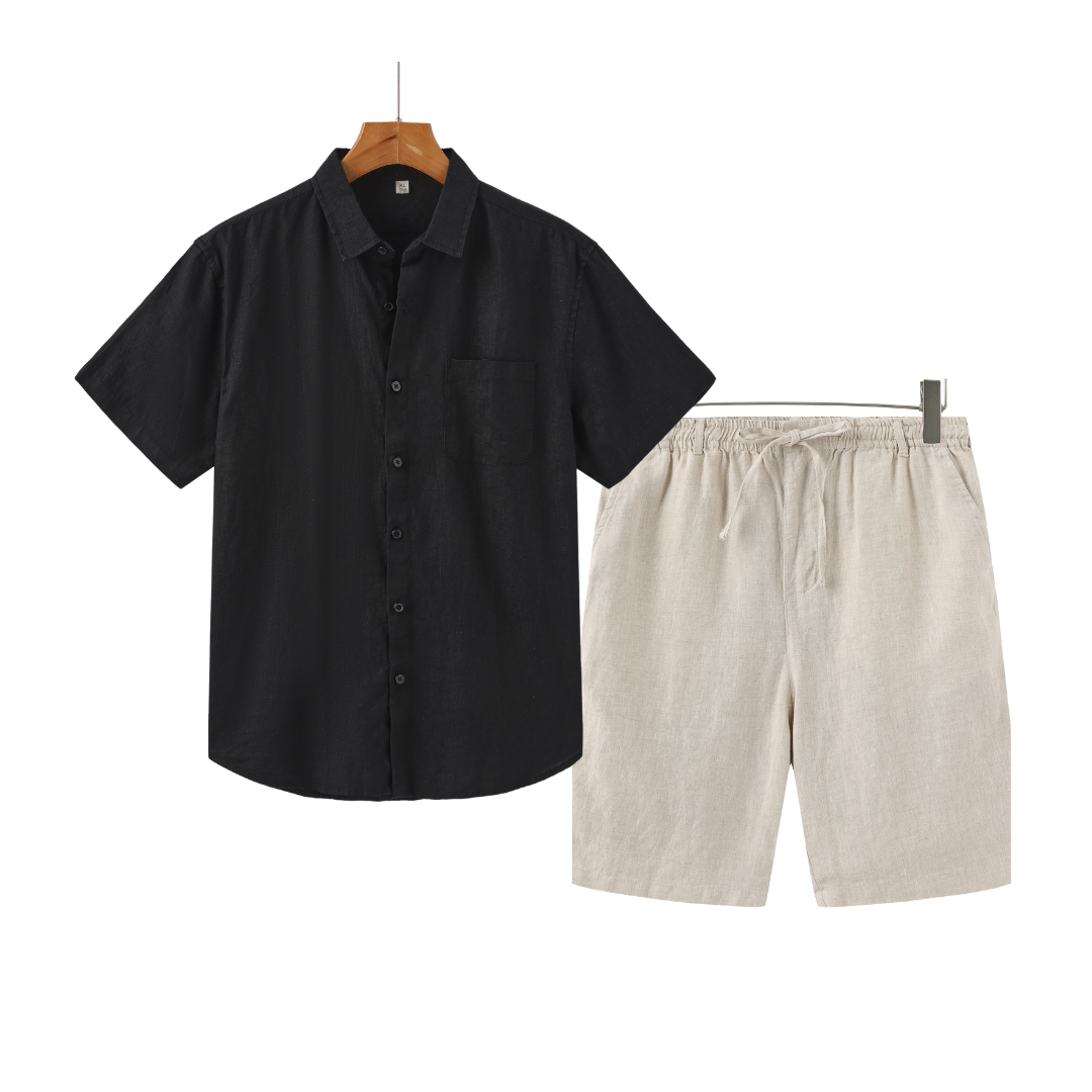 Durand™ | Ensemble en Lin (Shorts)
