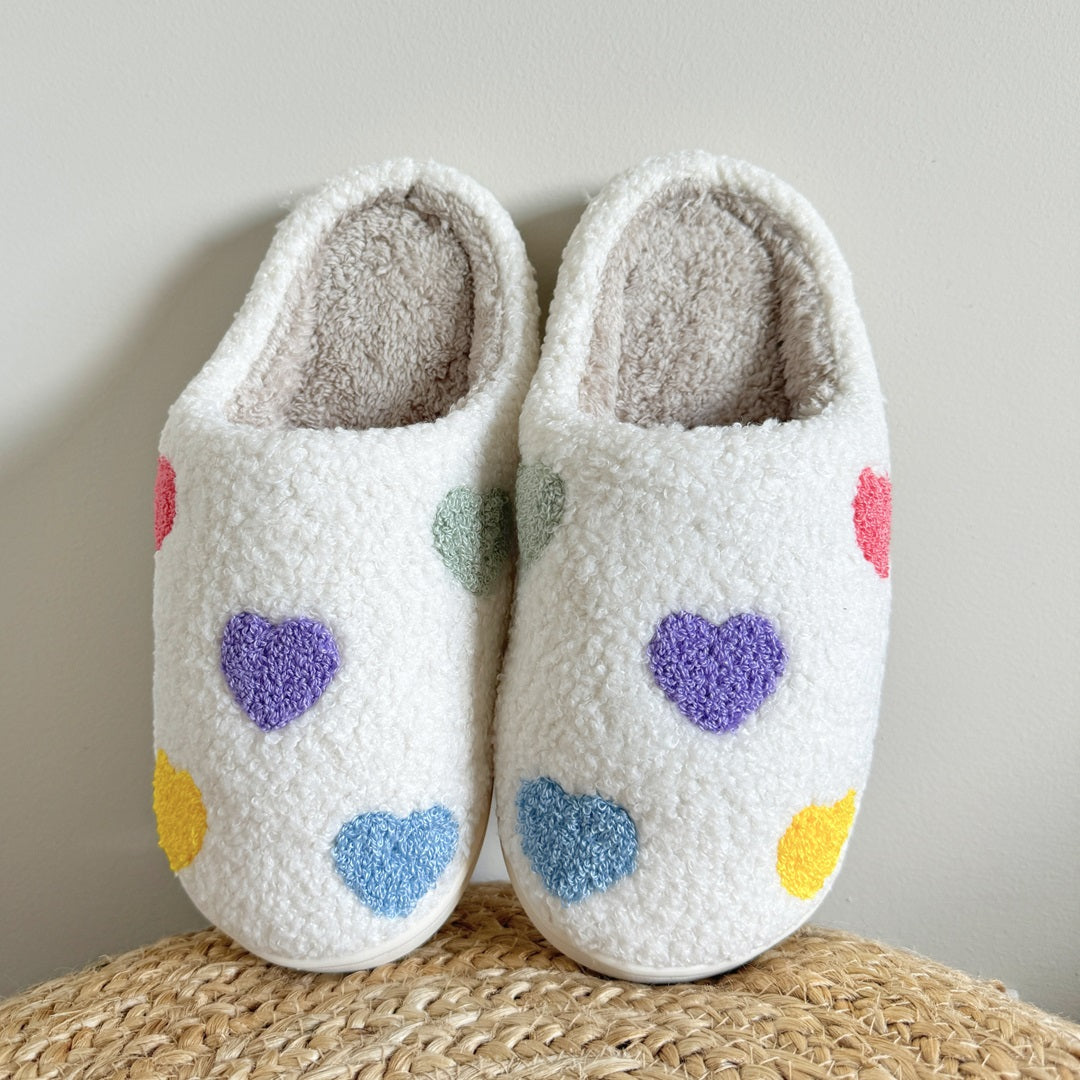 Durand™ | Colourful Heart Slippers