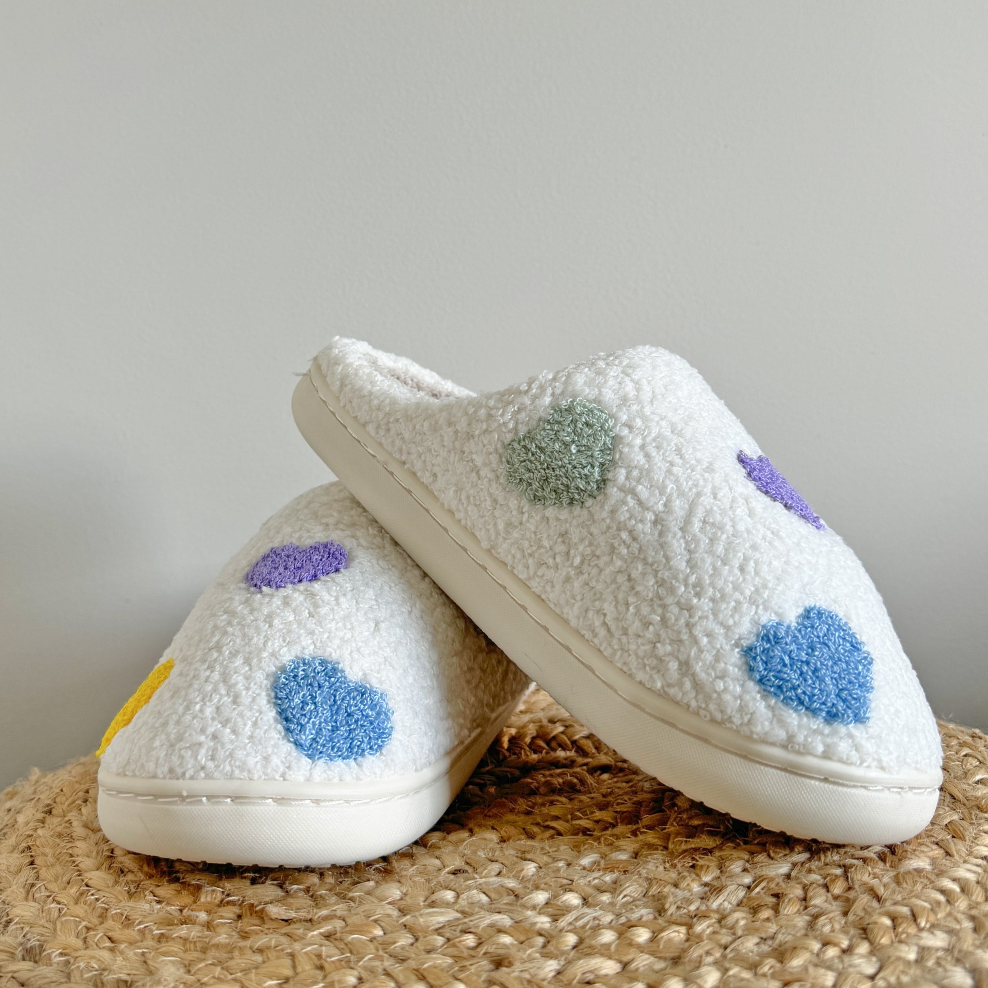 Durand™ | Colourful Heart Slippers