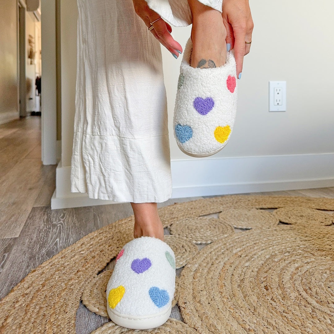 Durand™ | Colourful Heart Slippers