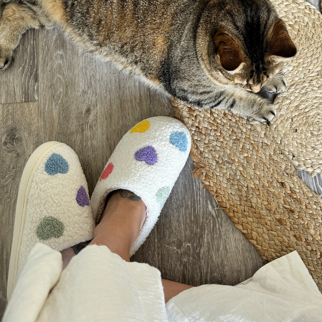 Durand™ | Colourful Heart Slippers