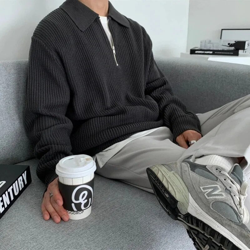Durand™ | Tricot à Zip 1/4