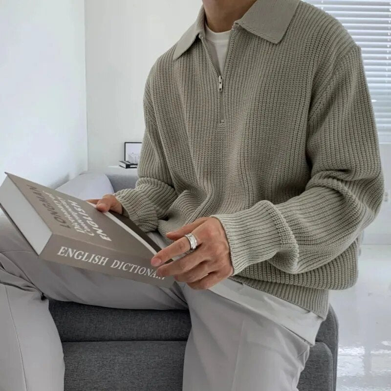 Durand™ | Tricot à Zip 1/4