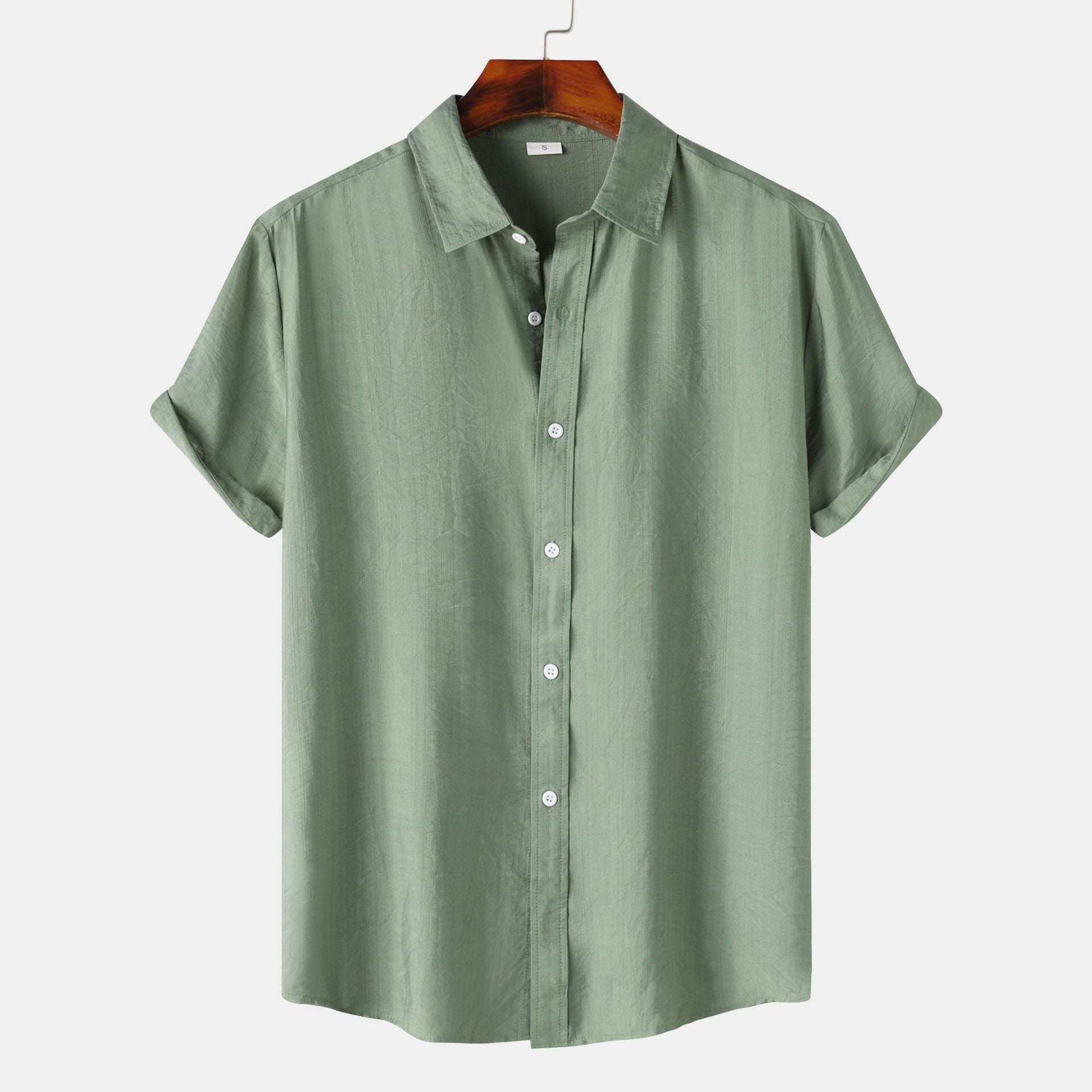 Durand™ | Chemise en lin à manches courtes