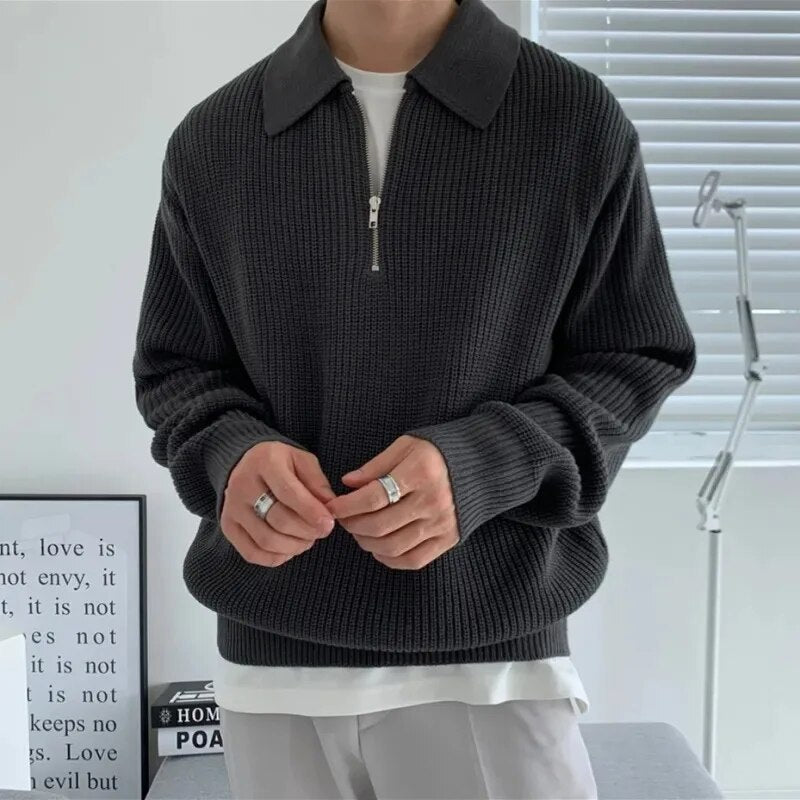Durand™ | Tricot à Zip 1/4
