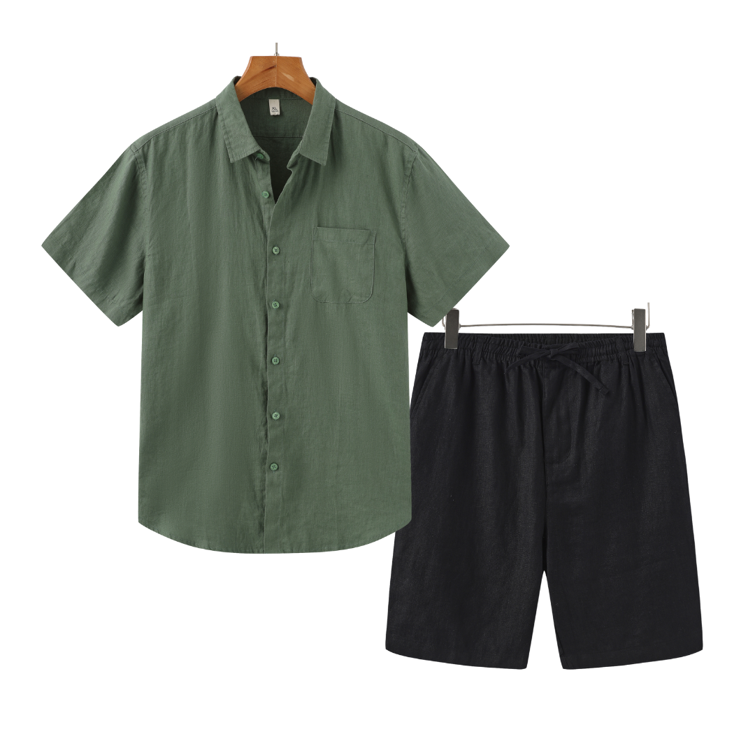 Durand™ | Ensemble en Lin (Shorts)