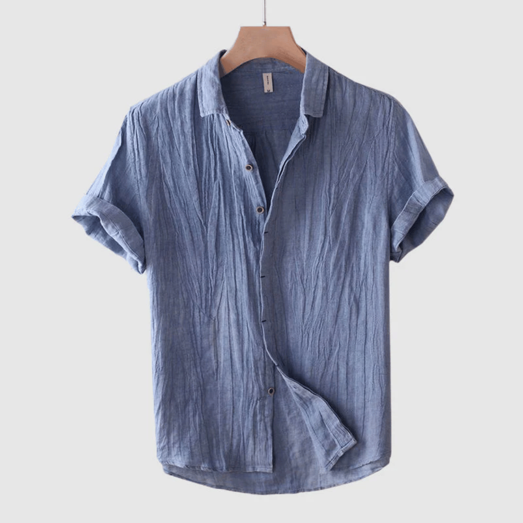 Durand™ | Chemise en lin à manches courtes