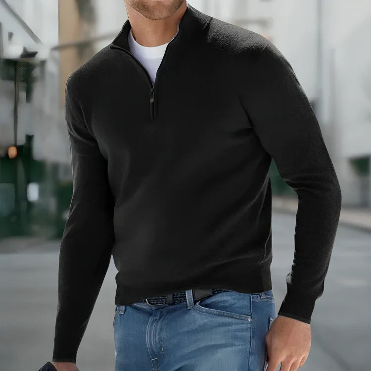 Durand™ | Pull à Col Zippé 1/4