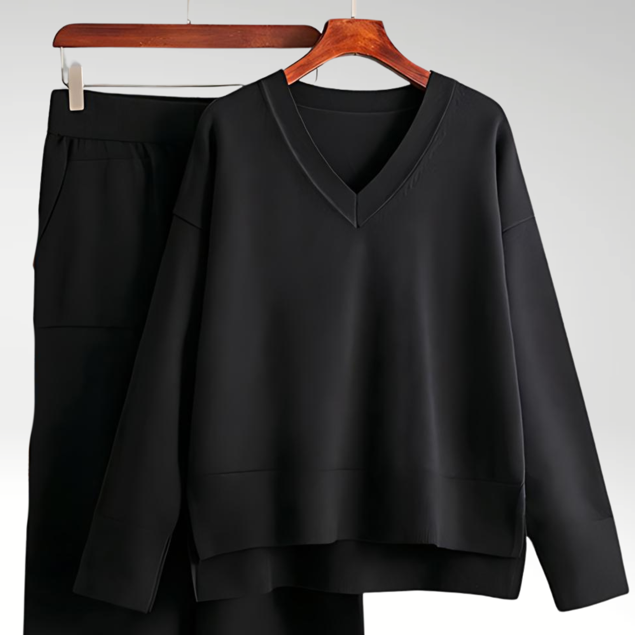 Durand™ | Luxe Ensemble deux pièces col V