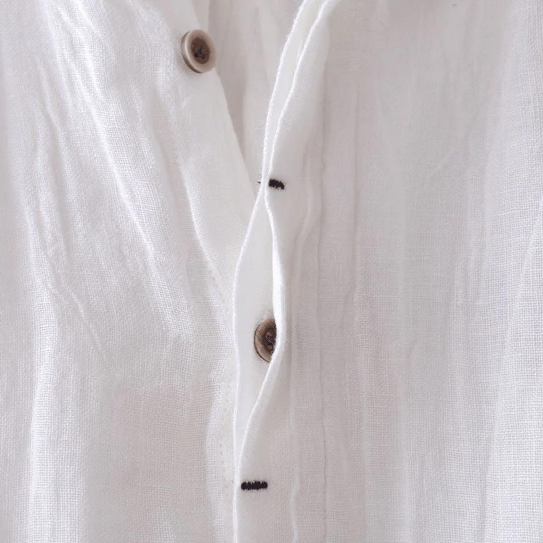 Durand™ | Chemise en lin à manches courtes