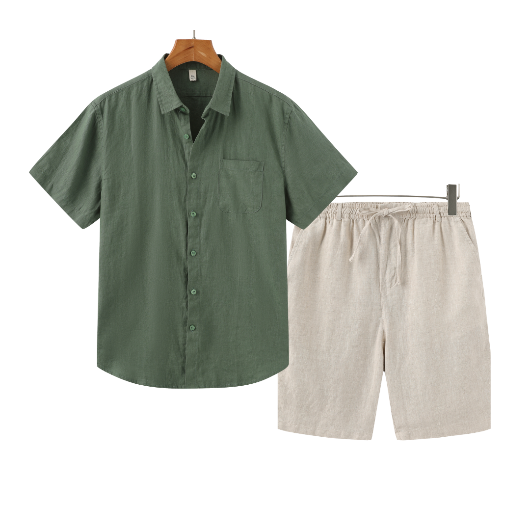 Durand™ | Ensemble en Lin (Shorts)