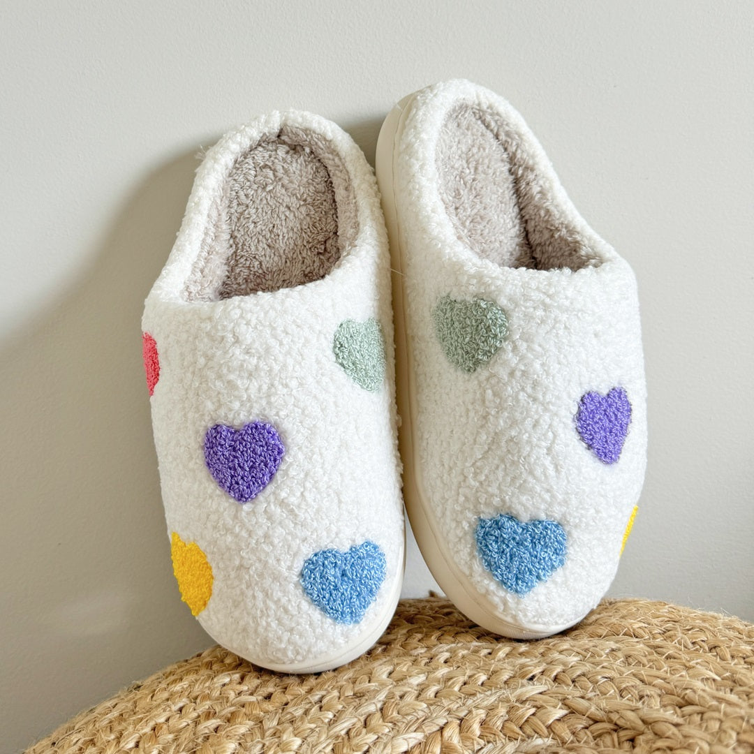 Durand™ | Colourful Heart Slippers