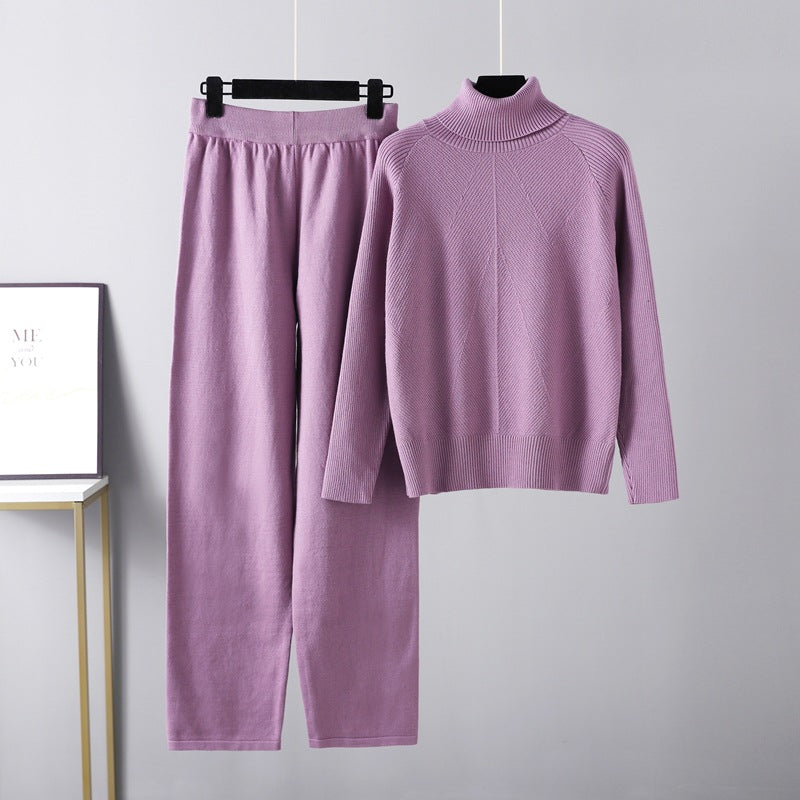 Durand™ | Ensemble deux pièces Lounge en tricot torsadé