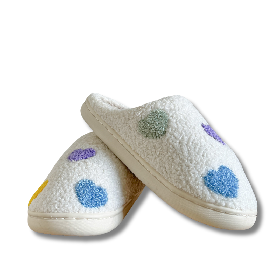 Durand™ | Colourful Heart Slippers