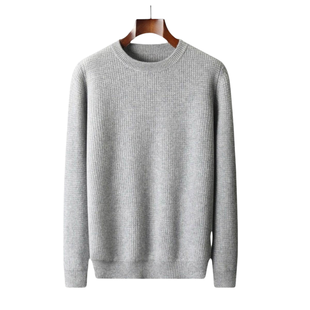 Durand™ | Pull Matelassé en Laine Mérinos