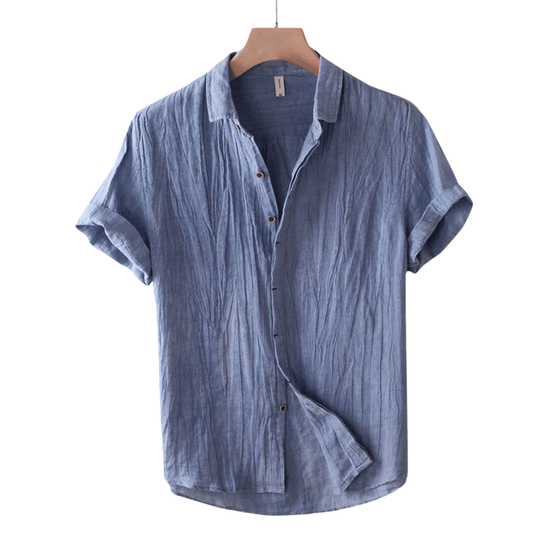 Durand™ | Chemise en lin à manches courtes