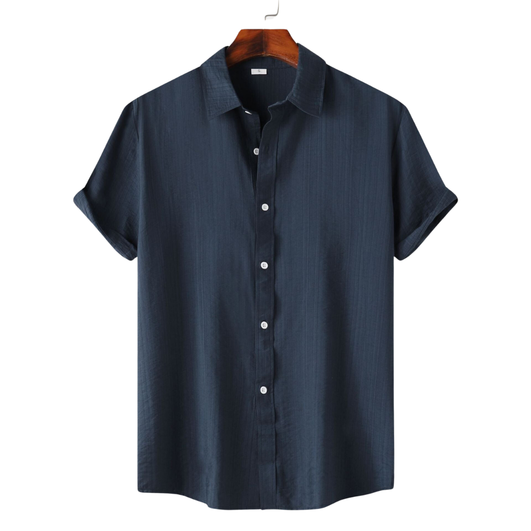 Durand™ | Chemise en lin à manches courtes