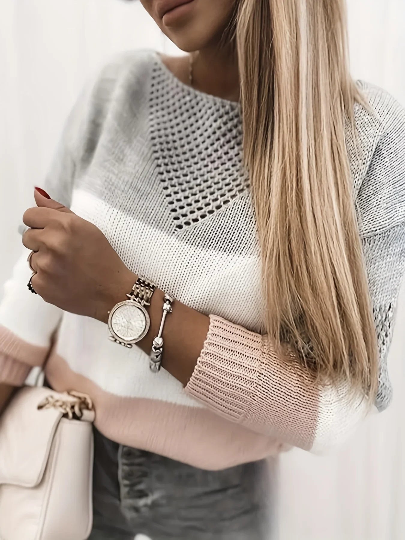 Durand™ | Pull en Maille Découpé