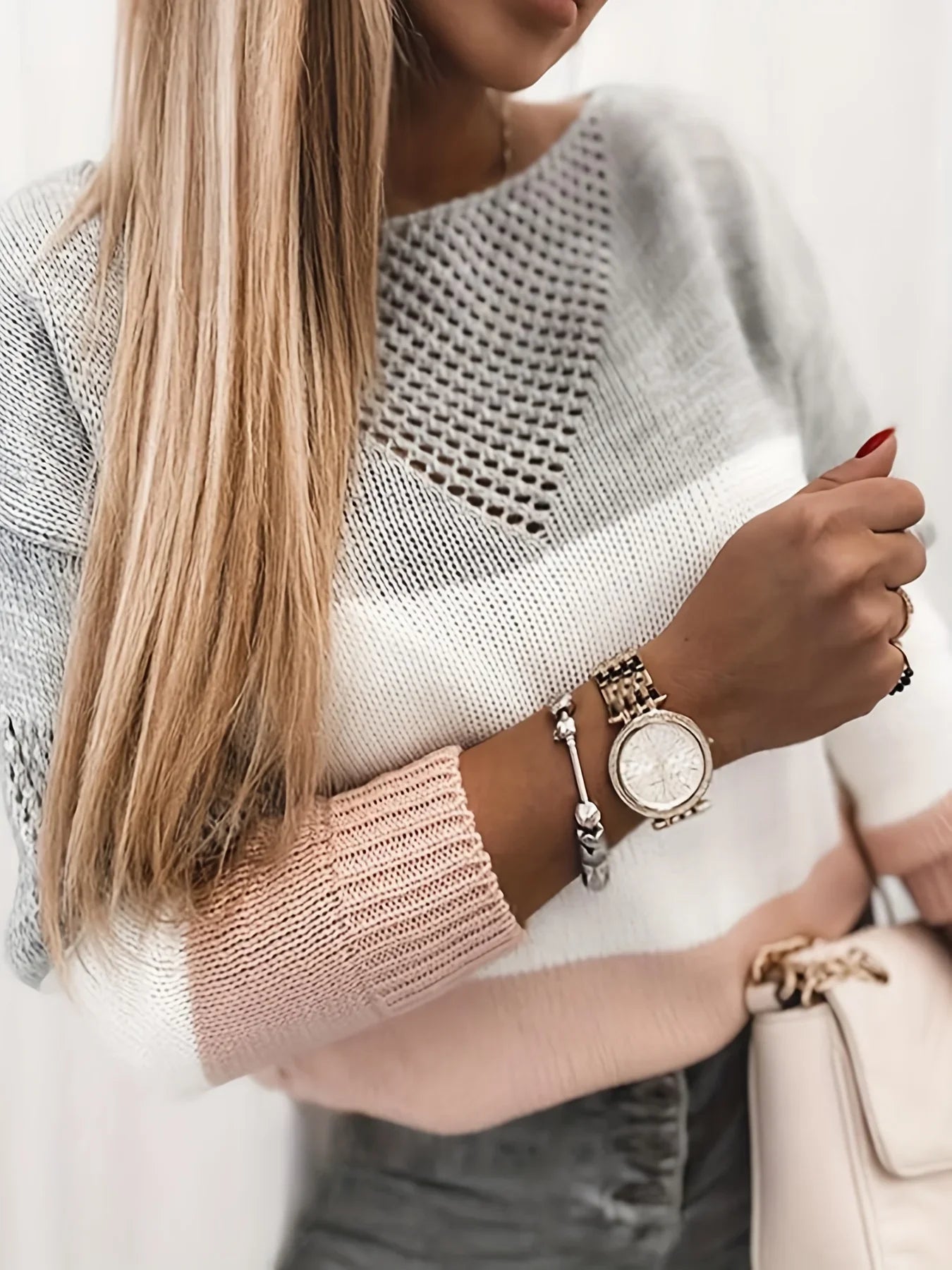 Durand™ | Pull en Maille Découpé