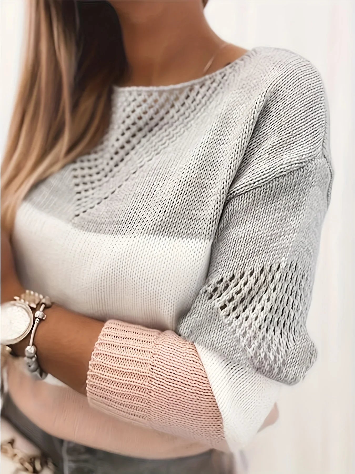 Durand™ | Pull en Maille Découpé