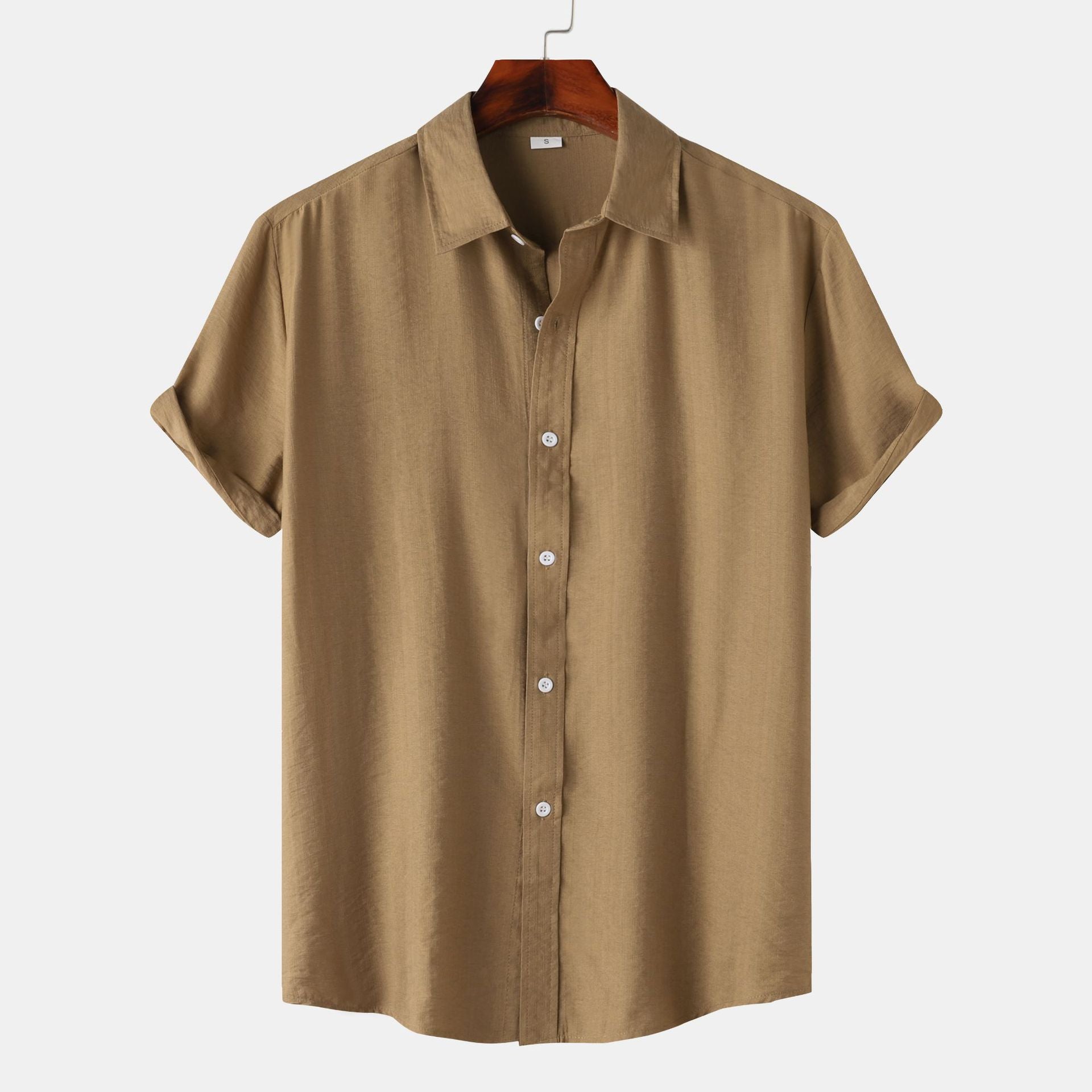 Durand™ | Chemise en lin à manches courtes