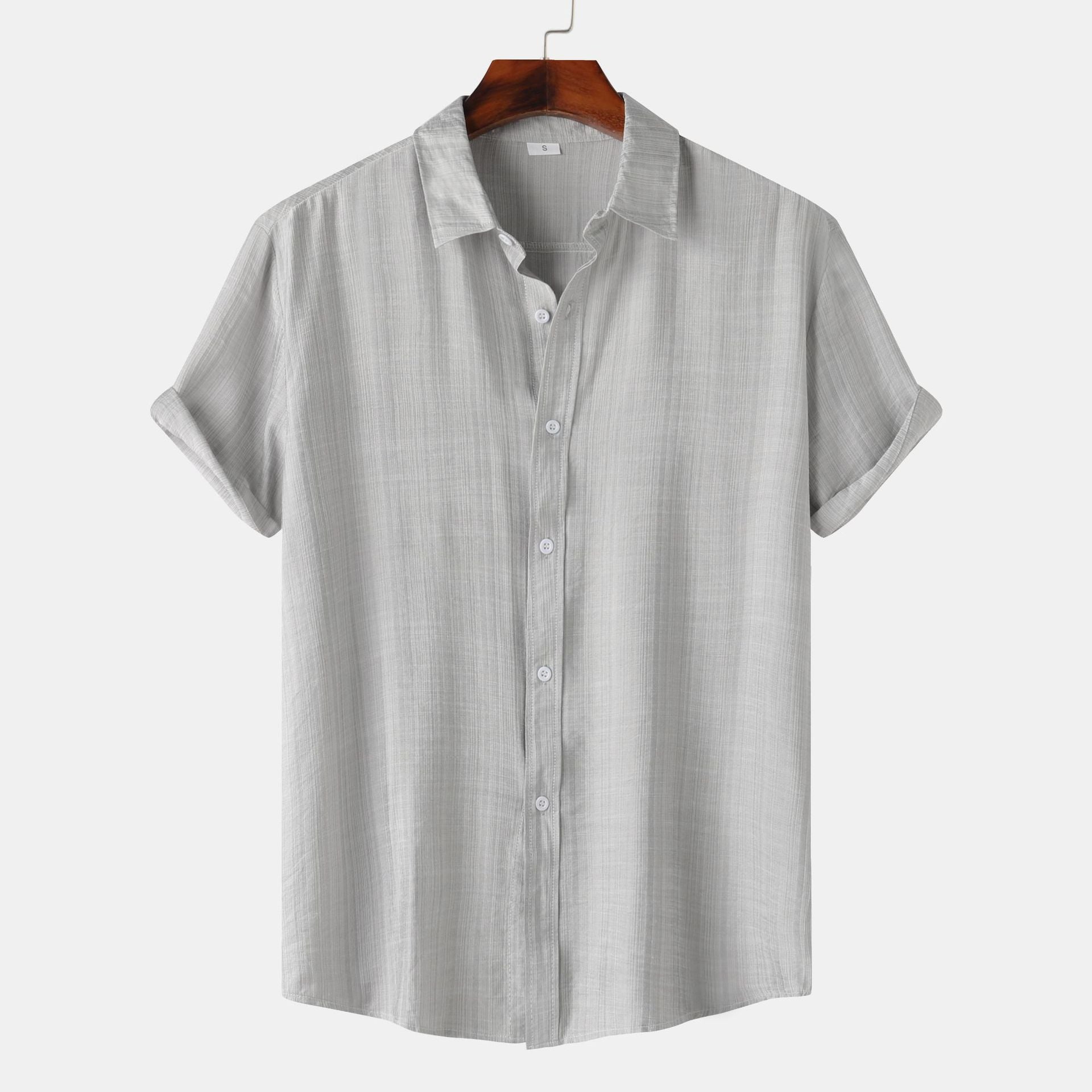 Durand™ | Chemise en lin à manches courtes