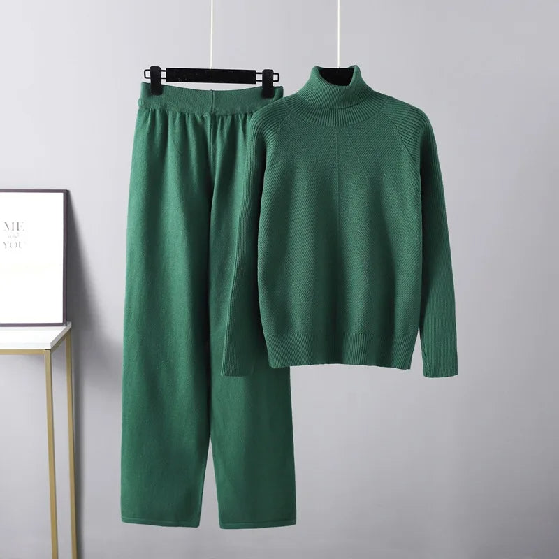 Durand™ | Ensemble deux pièces Lounge en tricot torsadé