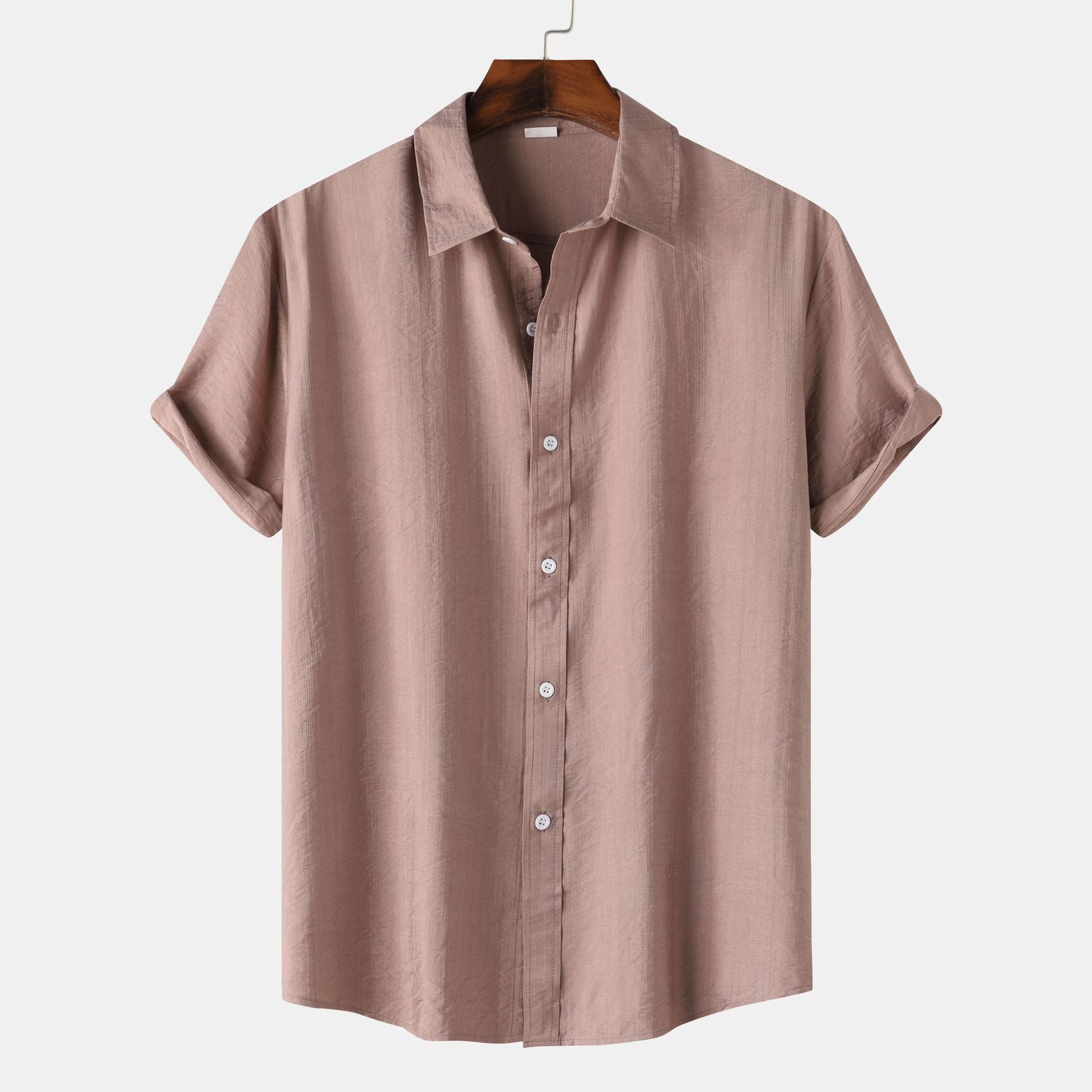 Durand™ | Chemise en lin à manches courtes