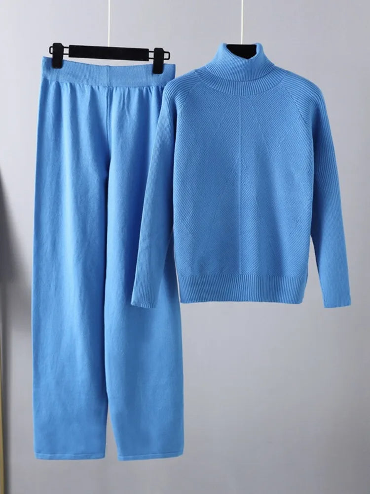 Durand™ | Ensemble deux pièces Lounge en tricot torsadé
